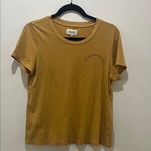 MATE the Label Mustard Short Sleeve Tee
